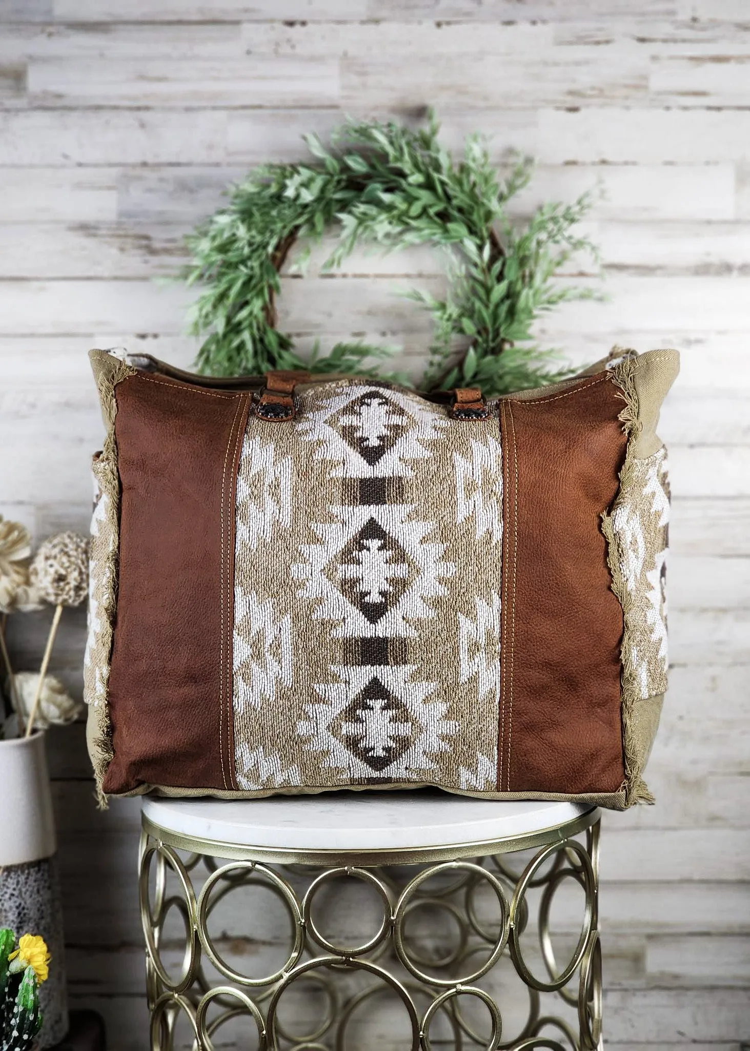 Fall Travels Aztec Weekender Bag