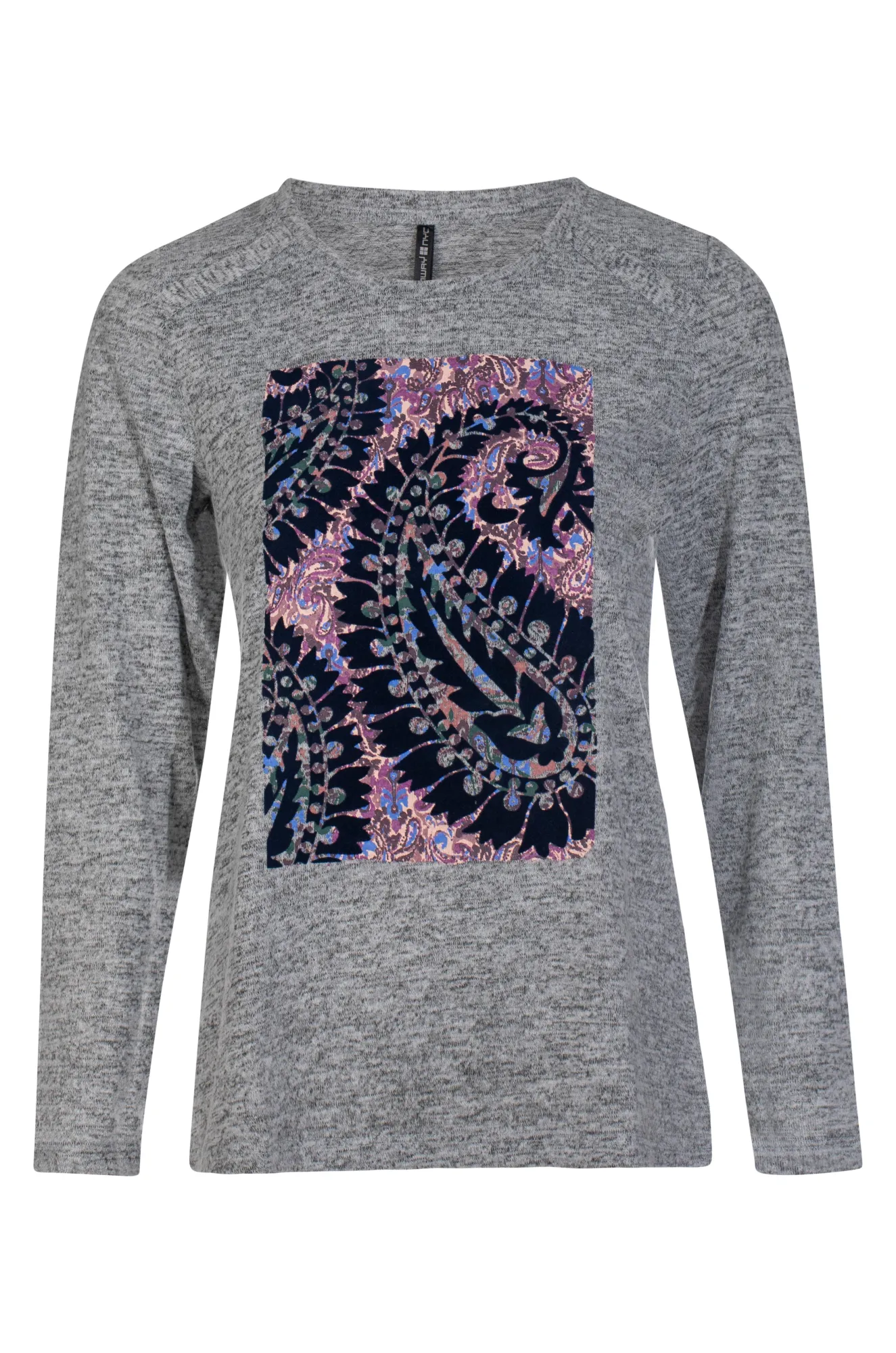 Fancy Warm Touch Top | Pink Lilac Paisley | 4395ZZ