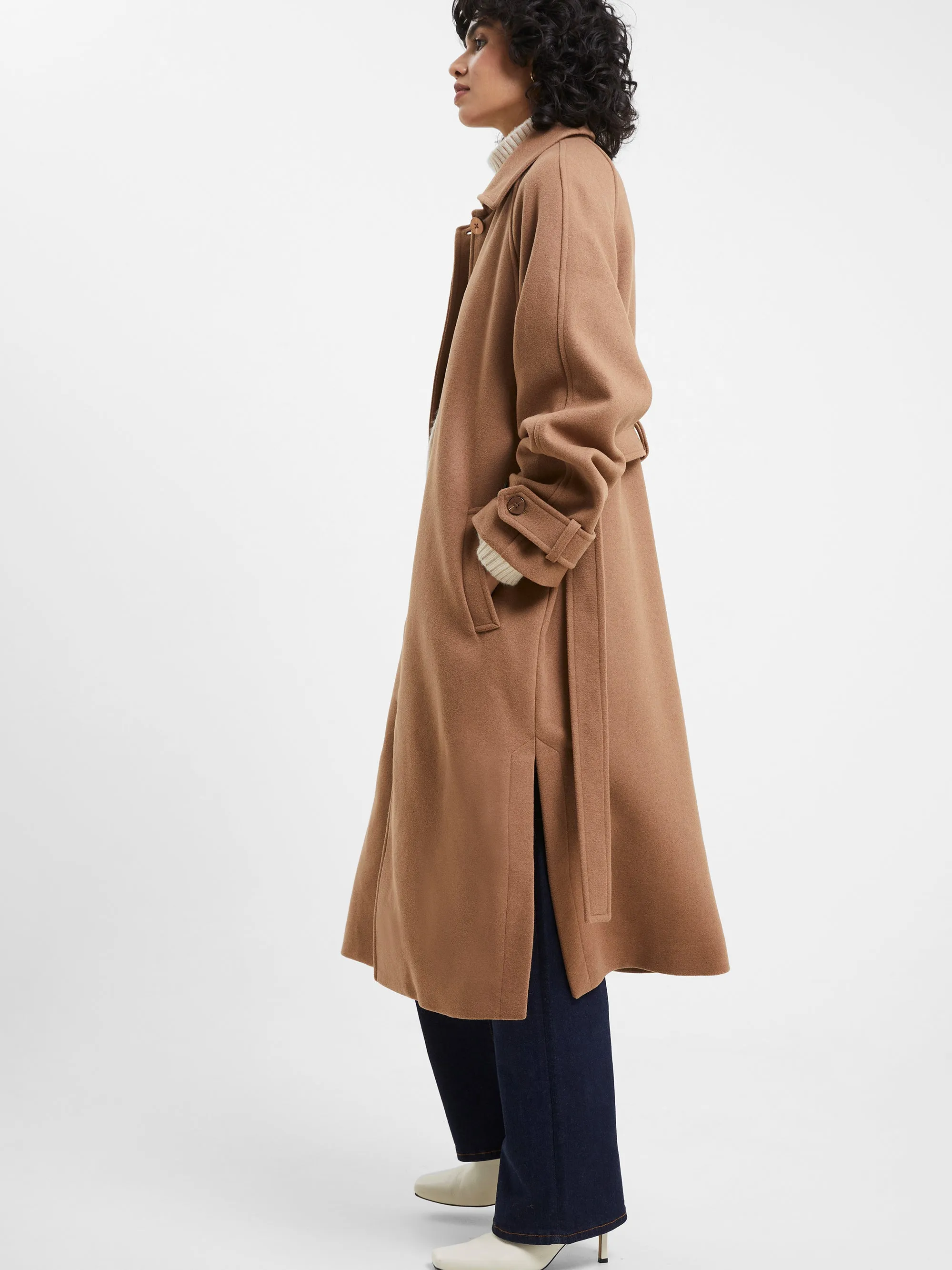 Fawn Felt Coat