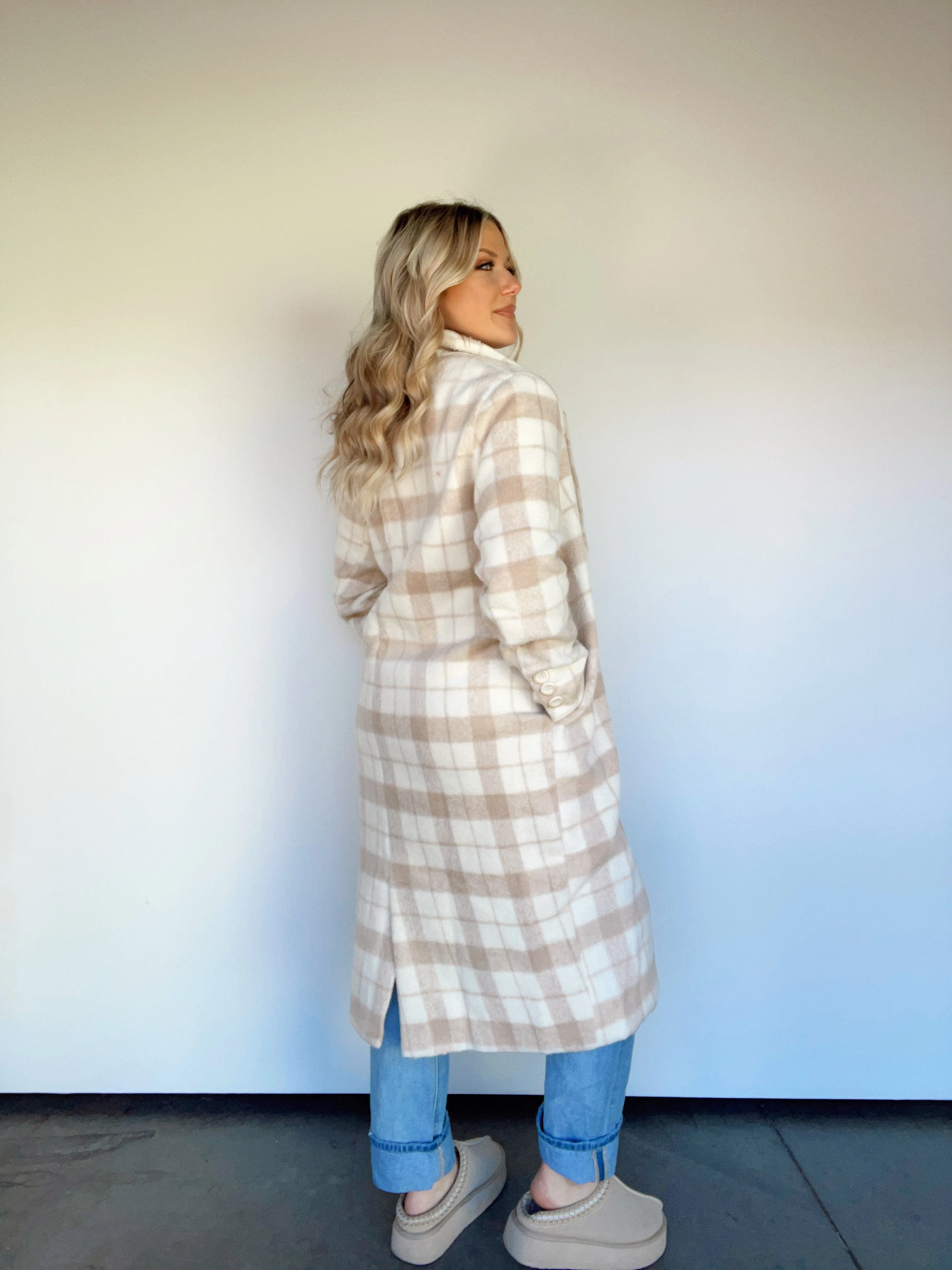 First Frost Plaid Coat