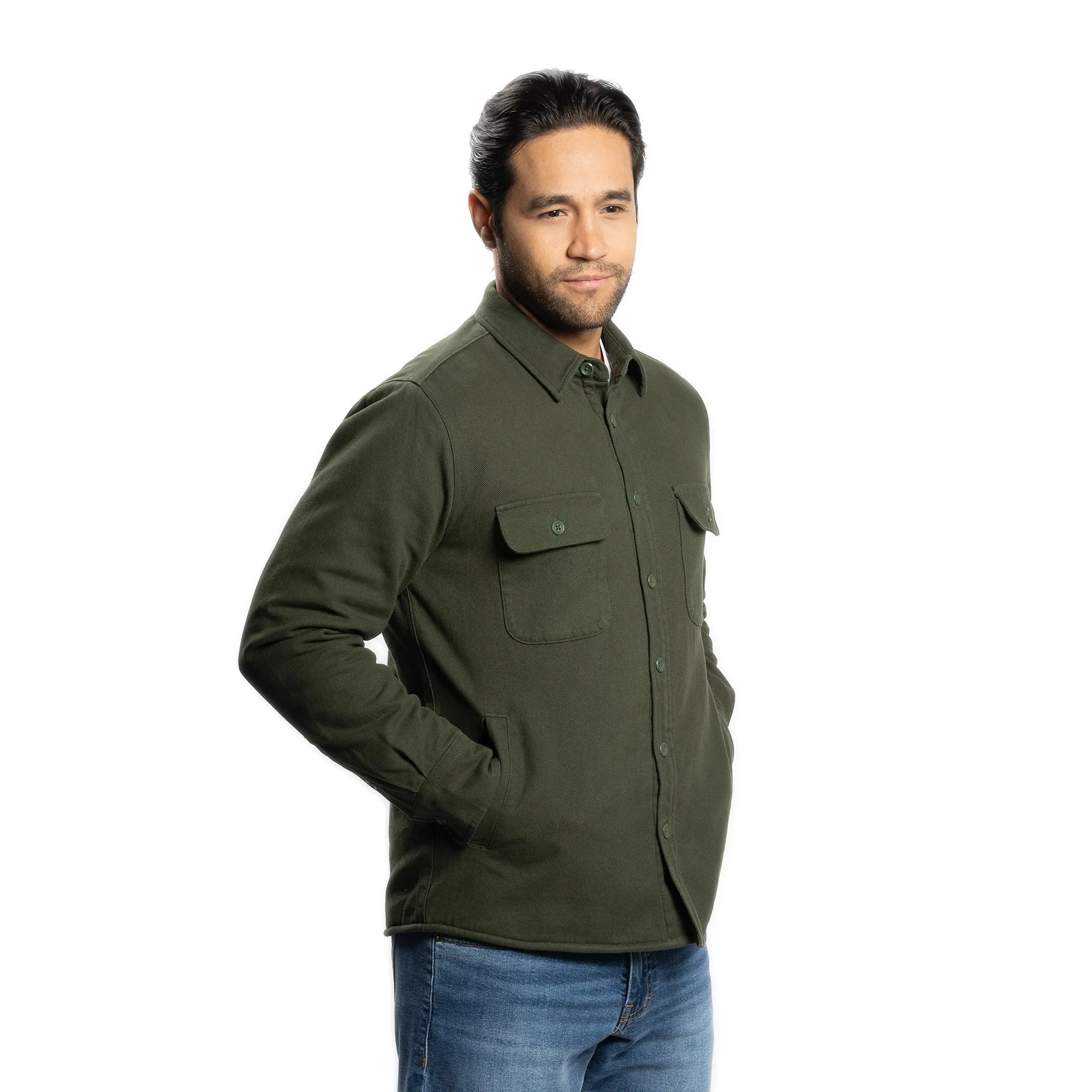 Flannel Jackets - Olive