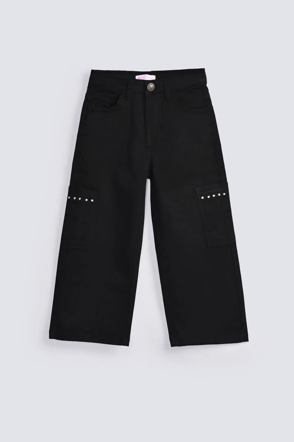 GIRLS EMBELLISHED TROUSERS WITH POCKET