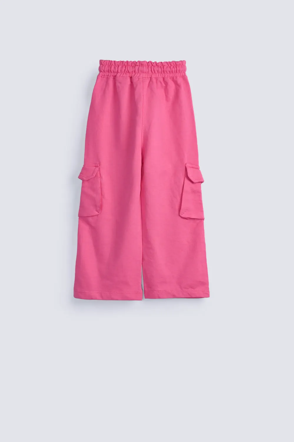 GIRLS PATCH POCKET TROUSERS