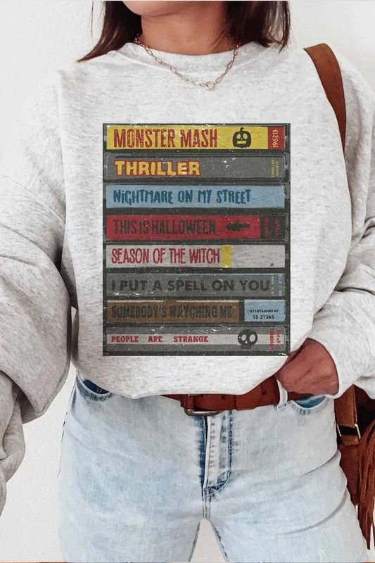 HALLOWEEN BOOKS  GRAPHIC SWEATSHIRT