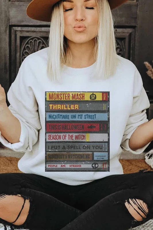 HALLOWEEN BOOKS  GRAPHIC SWEATSHIRT