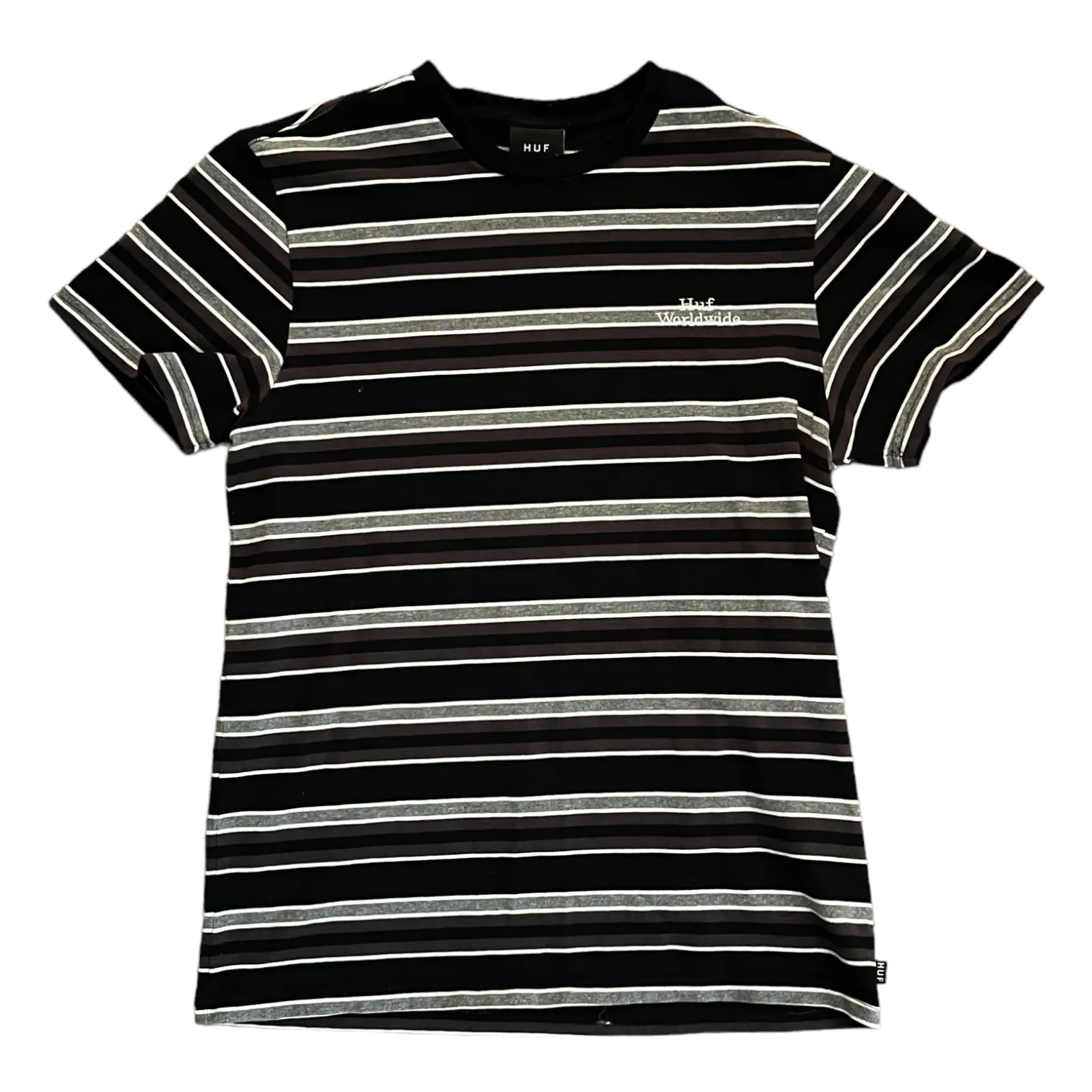 HUF Cotton Striped Cotton Short sleeve Shirt Medium