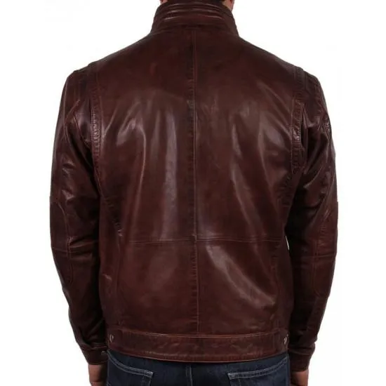 Human Target Mark Valley Leather Jacket