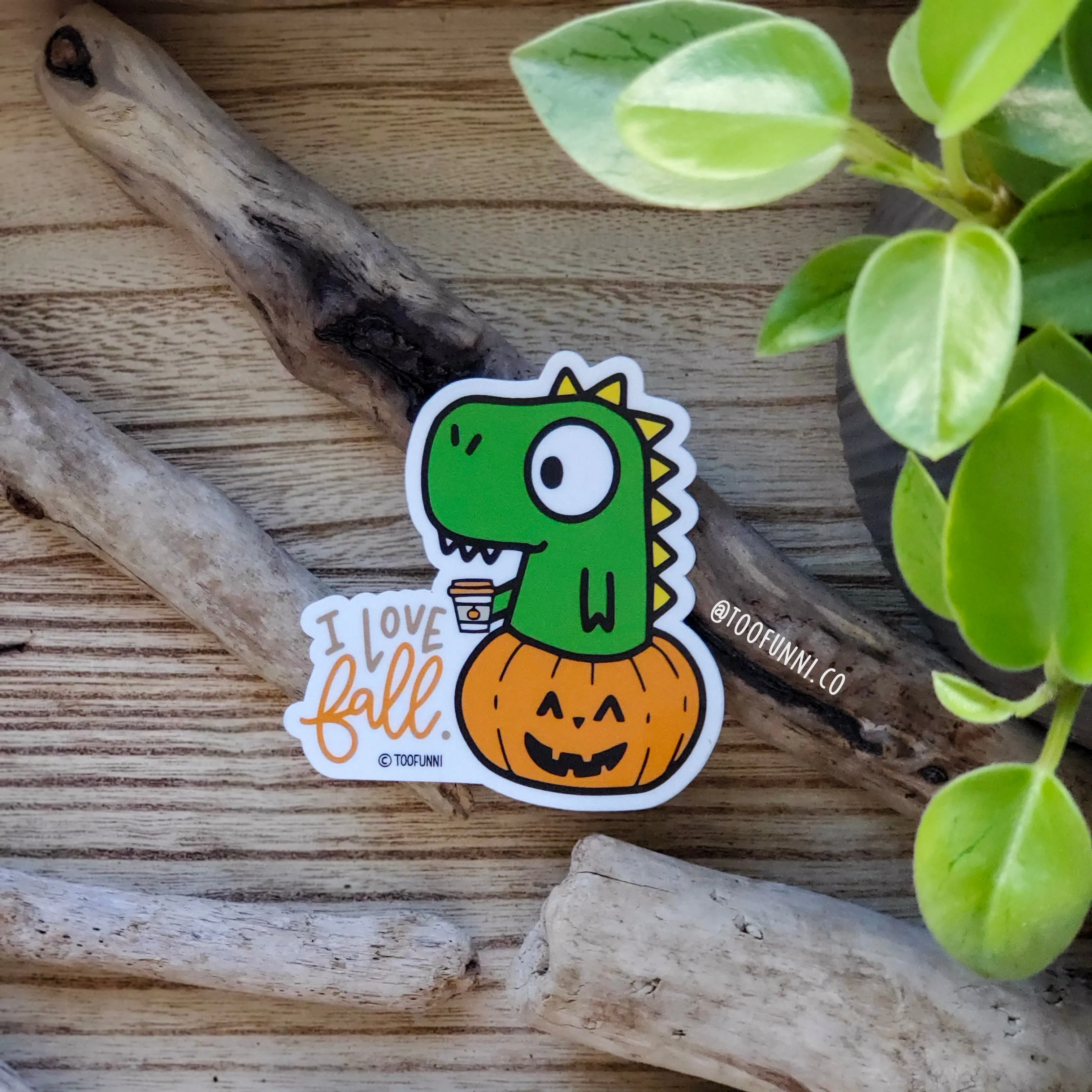 I LOVE FALL - Vinyl Sticker