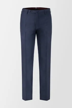 Incotex Navy Pattern Trousers