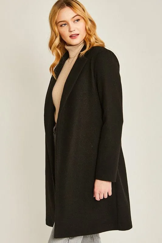 JQ Fleece Long Line Coat