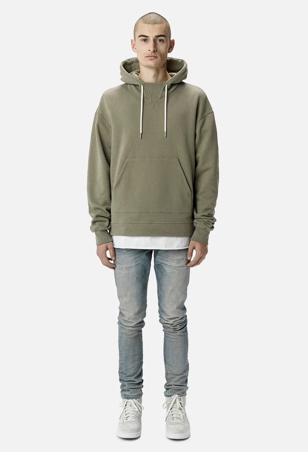 Kake Mock Pullover / Sage