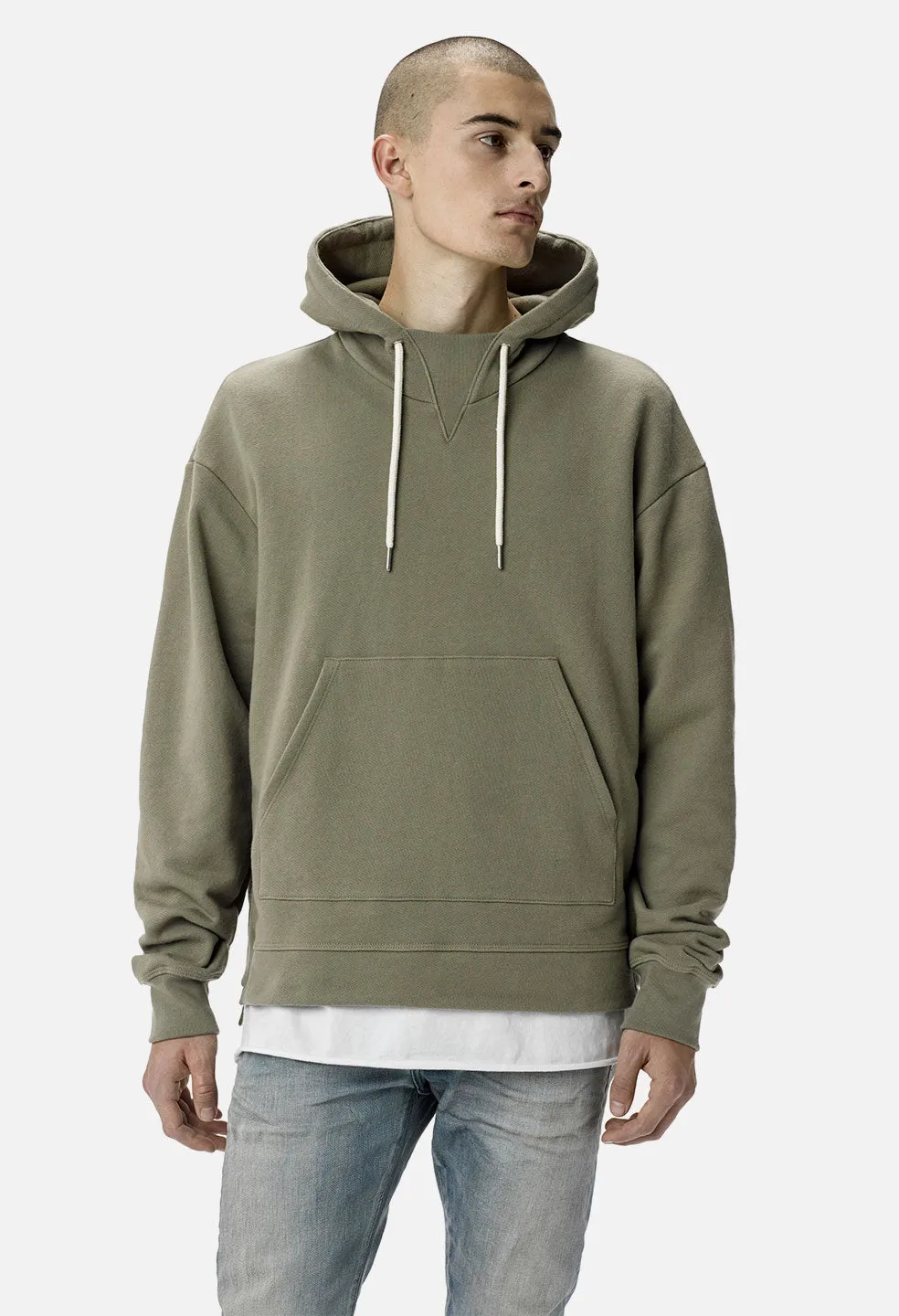 Kake Mock Pullover / Sage