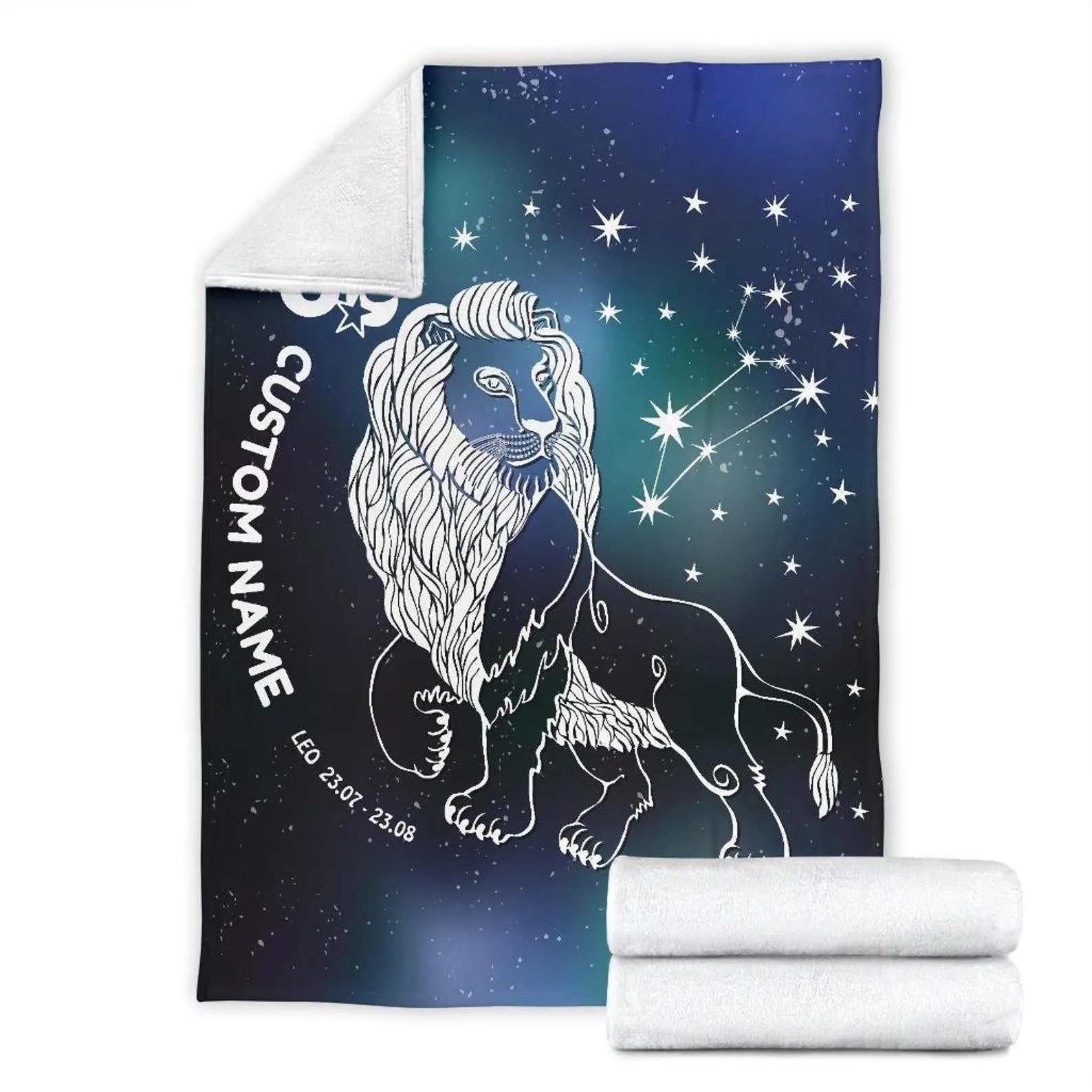 Leo Horoscope Zodiac Zodiac Blanket, Leo Star Sign Throw Blanket, Teen Girls Boys And Adult Micro Fleece Blanket, Warm Leo Throw Blanket