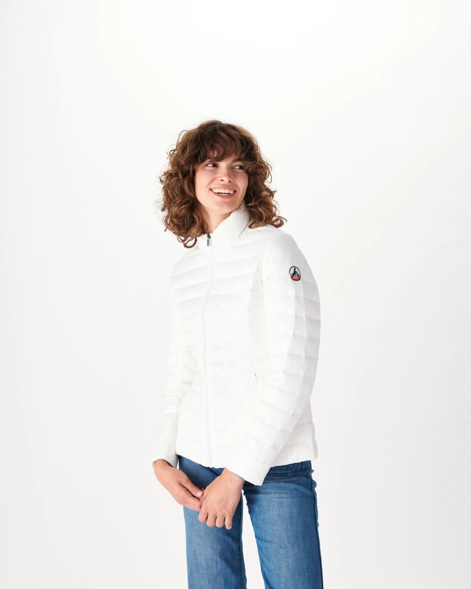 Lightweight down jacket White Cha