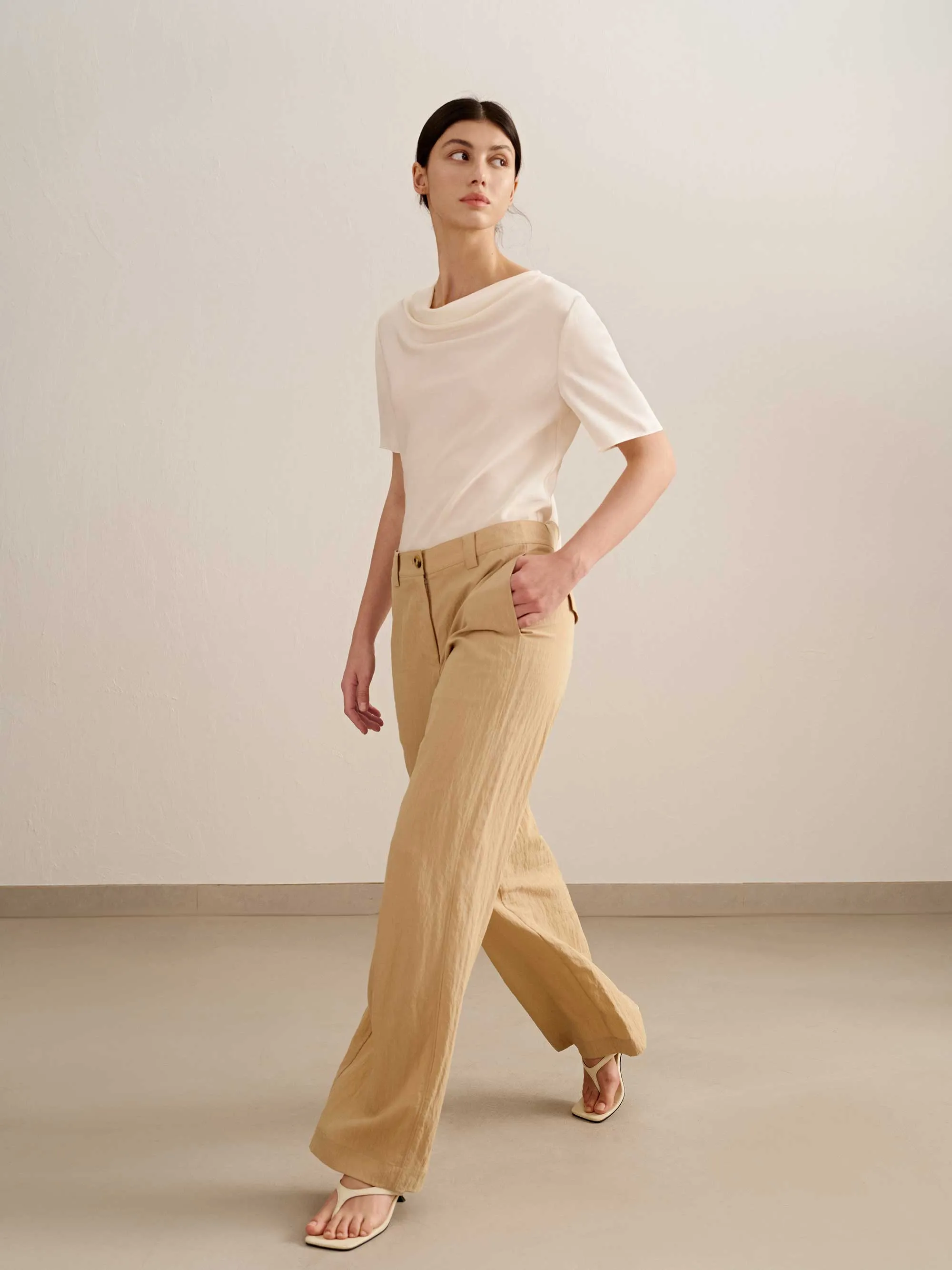 Low-Rise Trousers