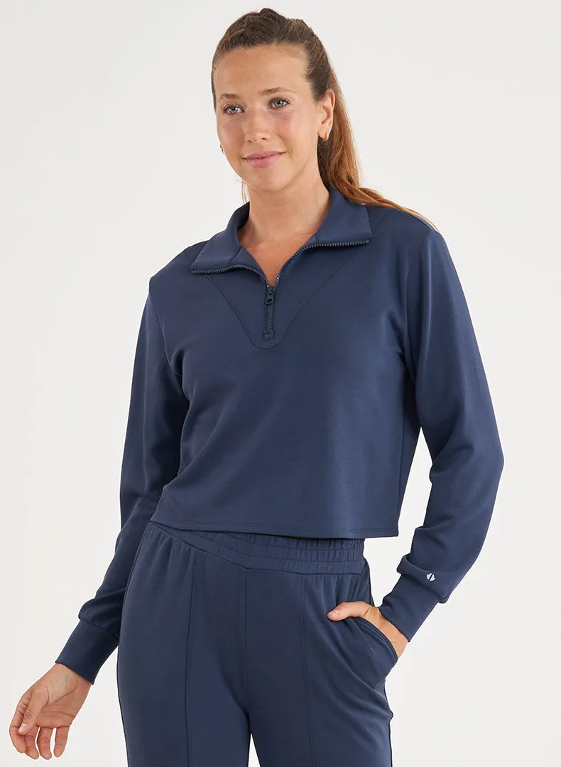 Luxe Half Zip Pullover