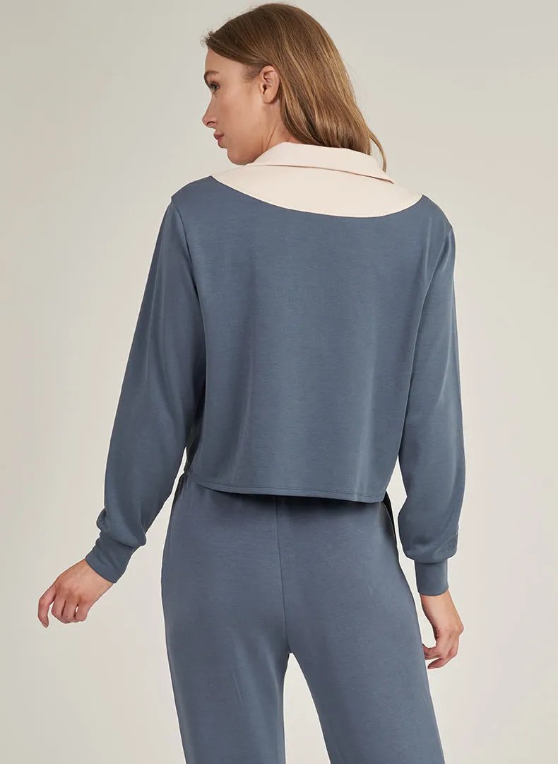 Luxe Half Zip Pullover