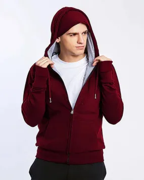 Maroon Unisex Travel Jacket