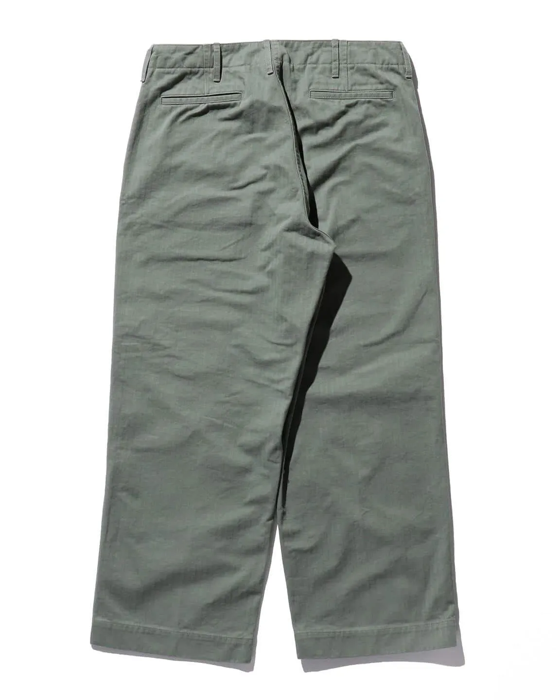 Military Herringbone Trousers