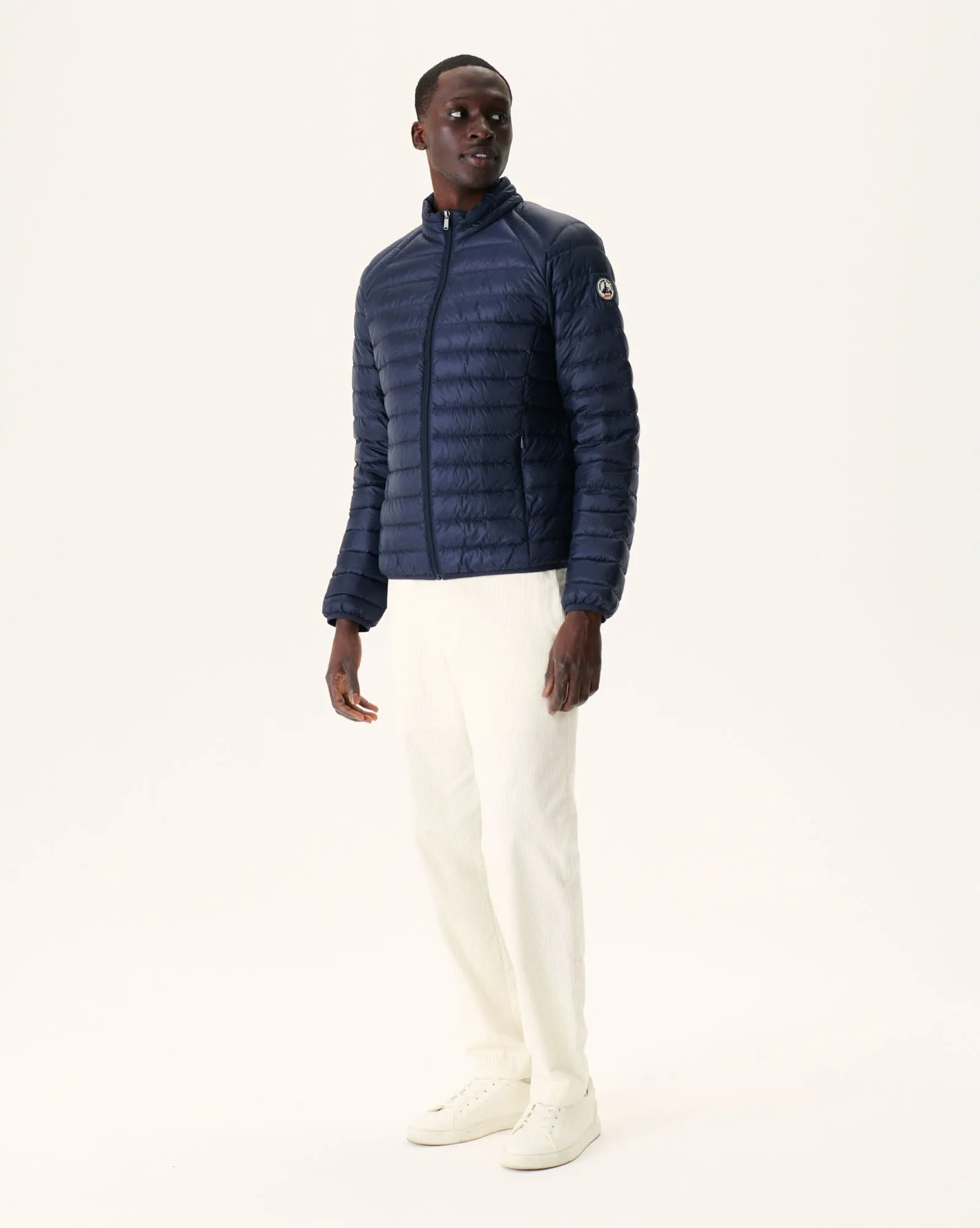 Navy Lightweight down jacket Mat