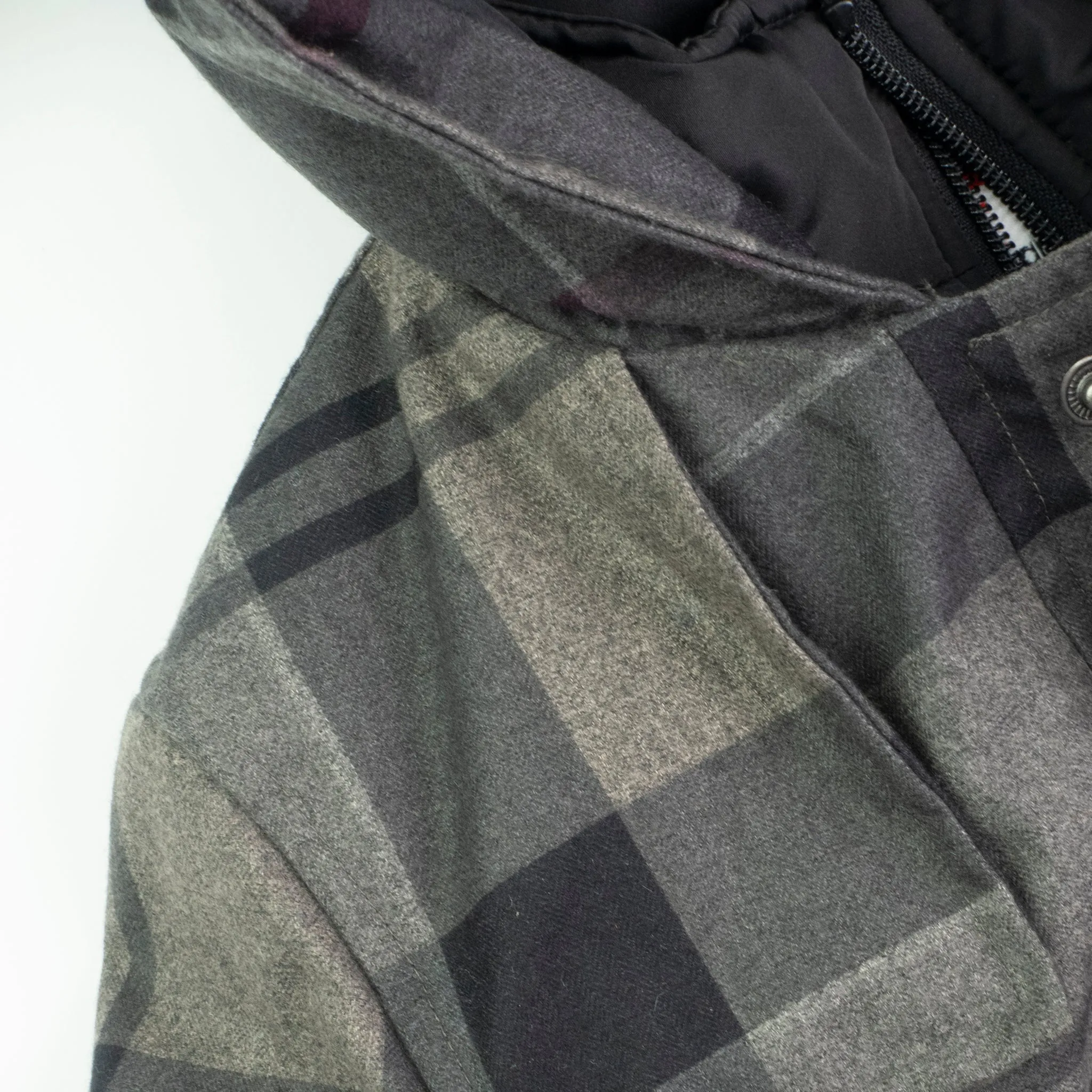 New Gotham Coat | Grey Plaid