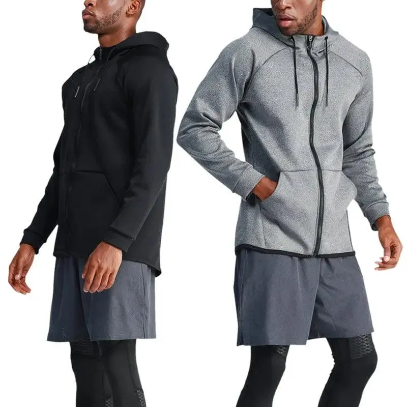 New product custom men's jackets gym  wearing sport training running Hoodie tracksuits jacket