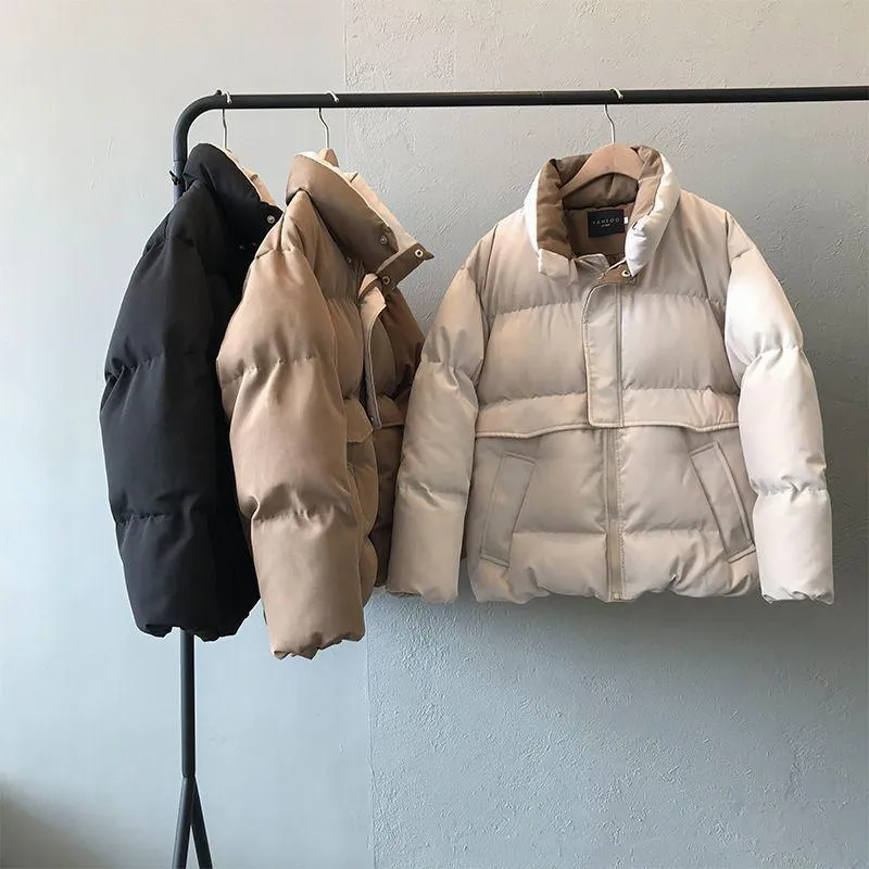 Oversized Quilted Winter Puffer Thick Warm Padded Puff Parka Jacket