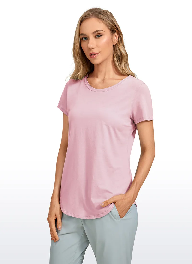 Pima Cotton Short Sleeves