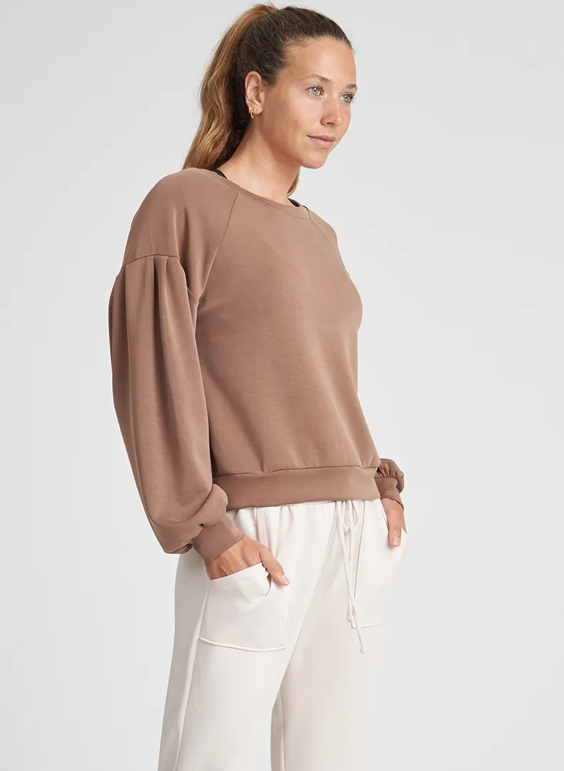 Pleated Pullover