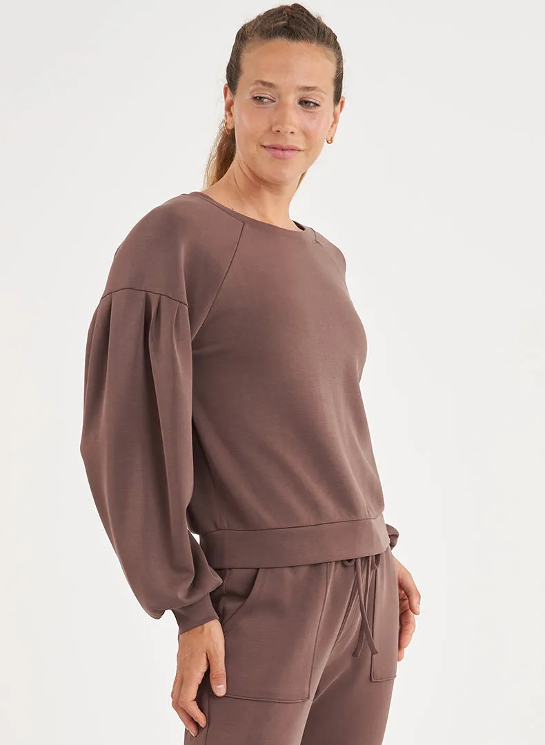 Pleated Pullover