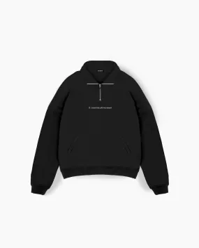 QUARTER ZIP PULLOVER - PHANTOM