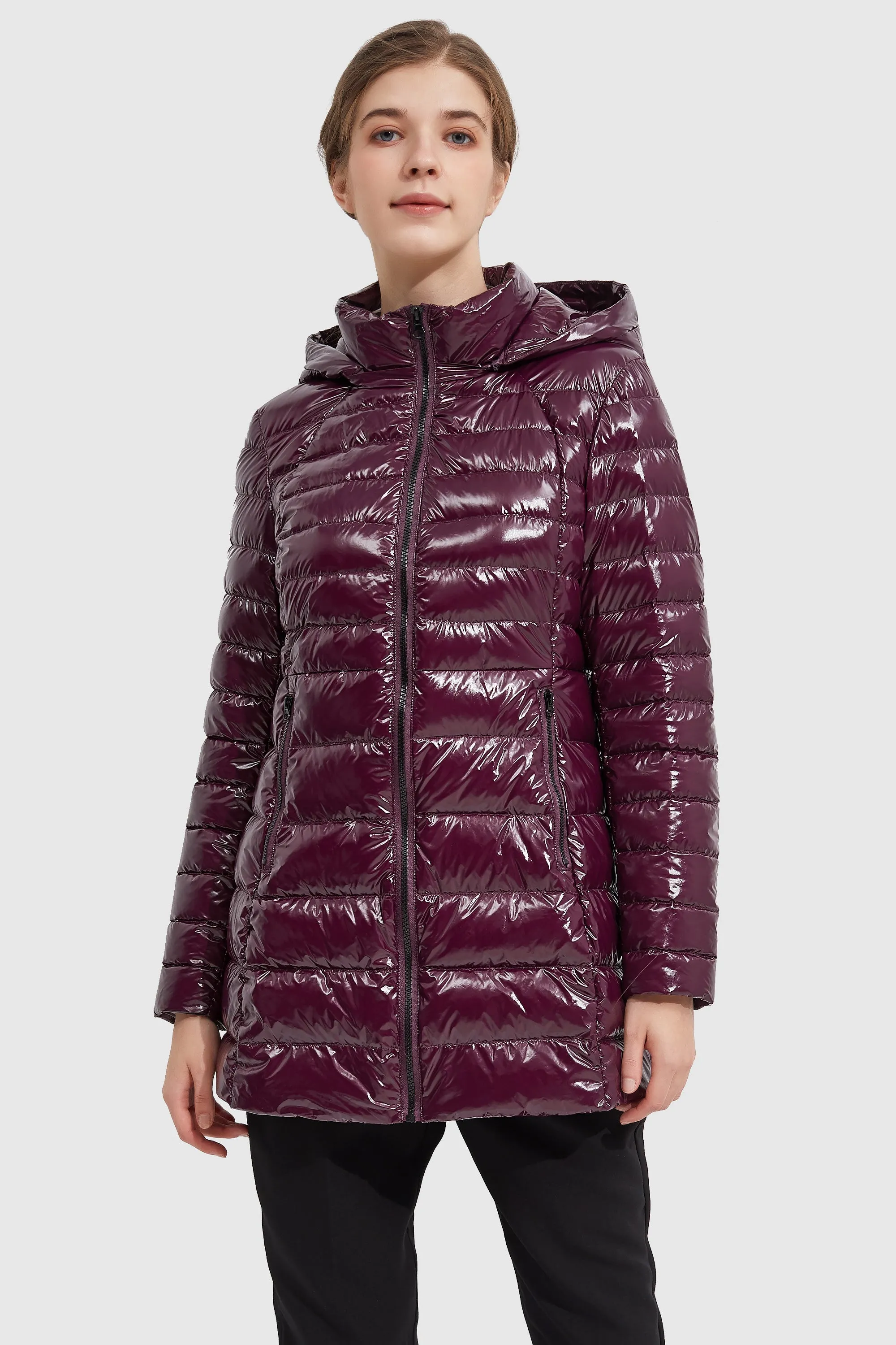 Stand Collar Light Quilted Down Jacket