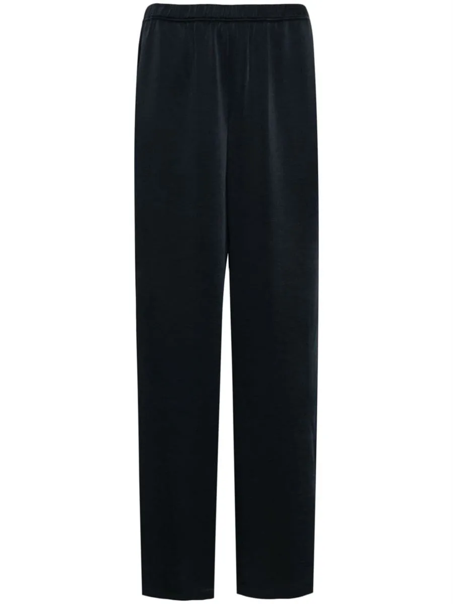 STRAIGHT-LEG SATIN TROUSERS