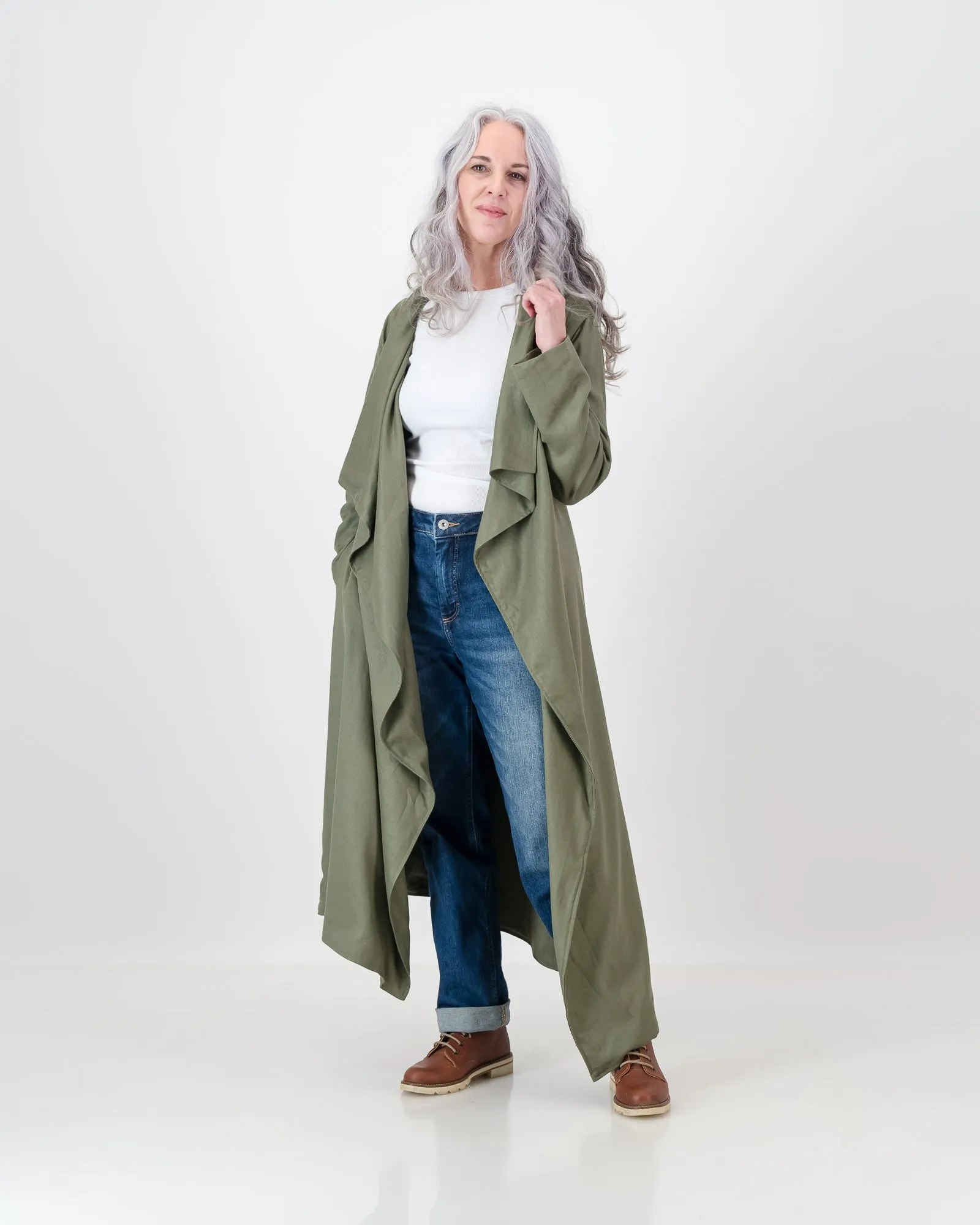 thandeka coat - olive