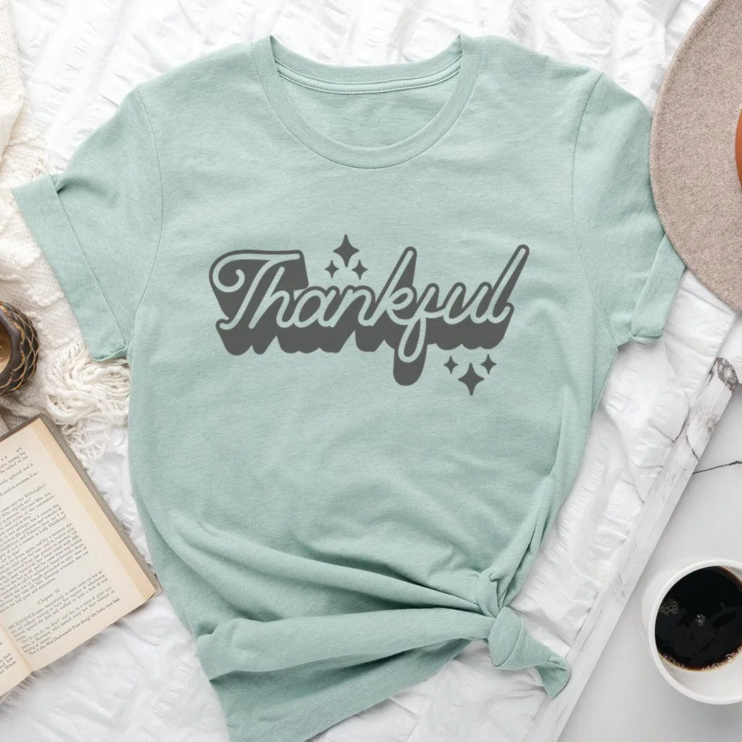 Thankful Stars Fall Graphic T-Shirt - FA135