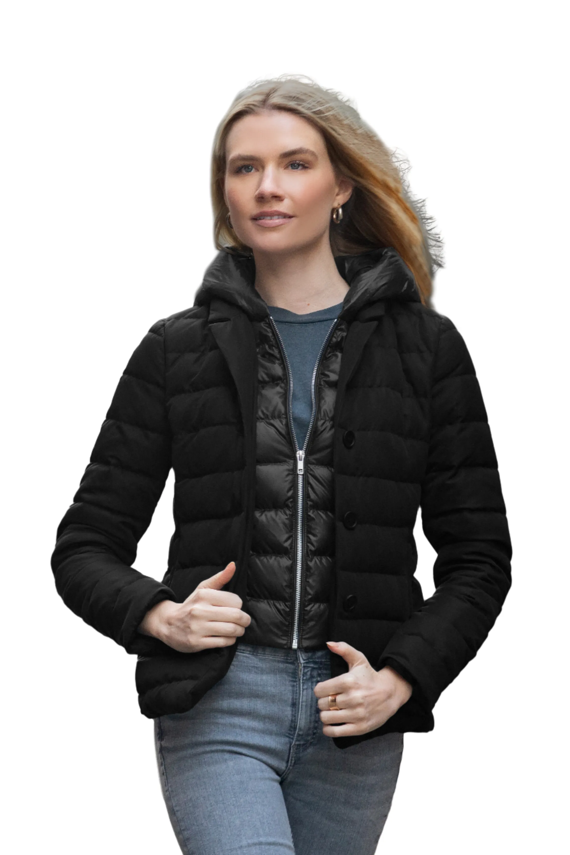 The Devon | 2-1 Down Jacket with removable hood