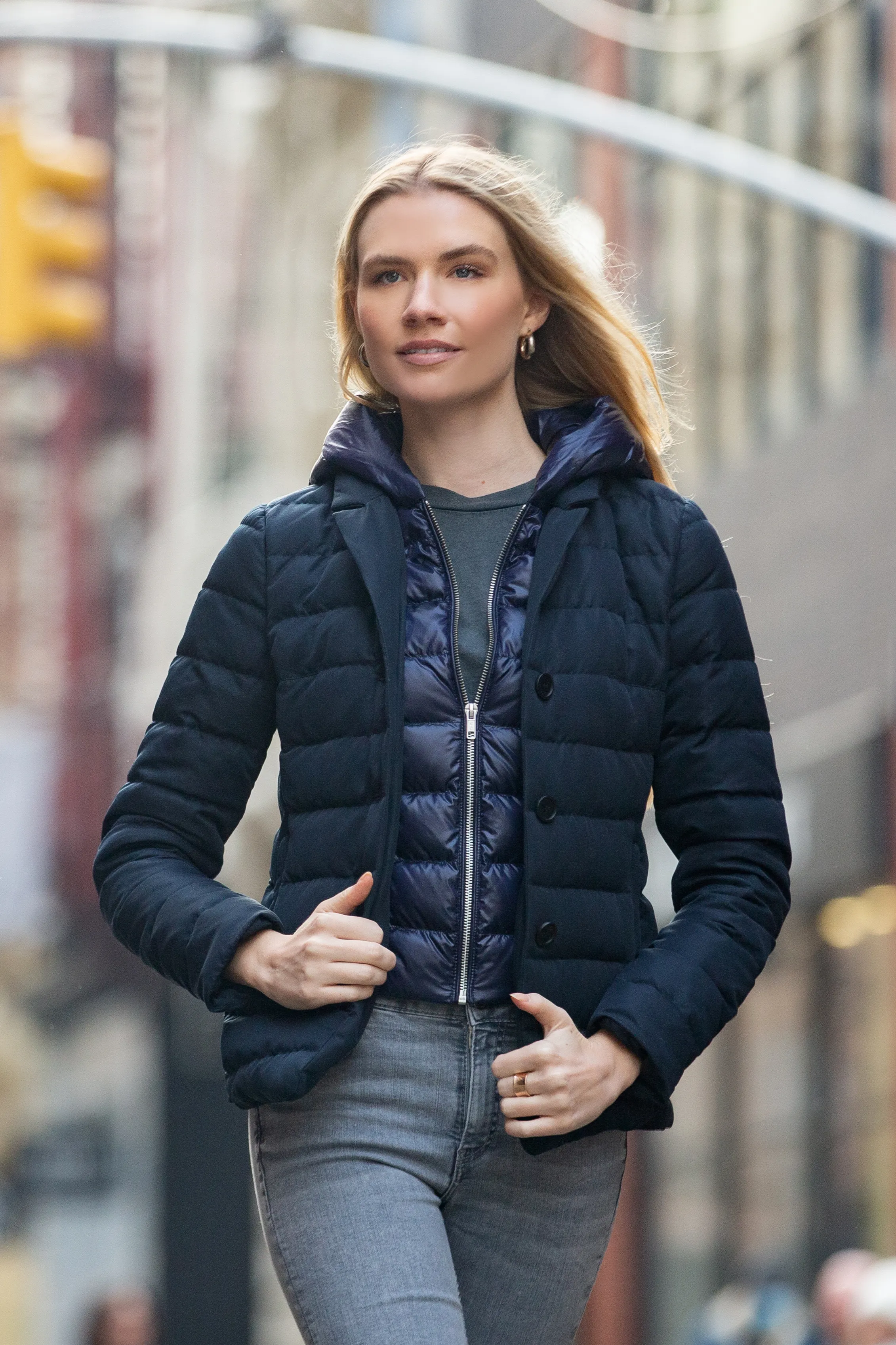 The Devon | 2-1 Down Jacket with removable hood