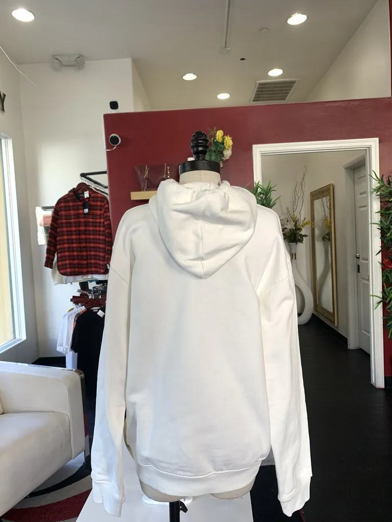 The Kooples White Hoodie w/Green/Pink Letters