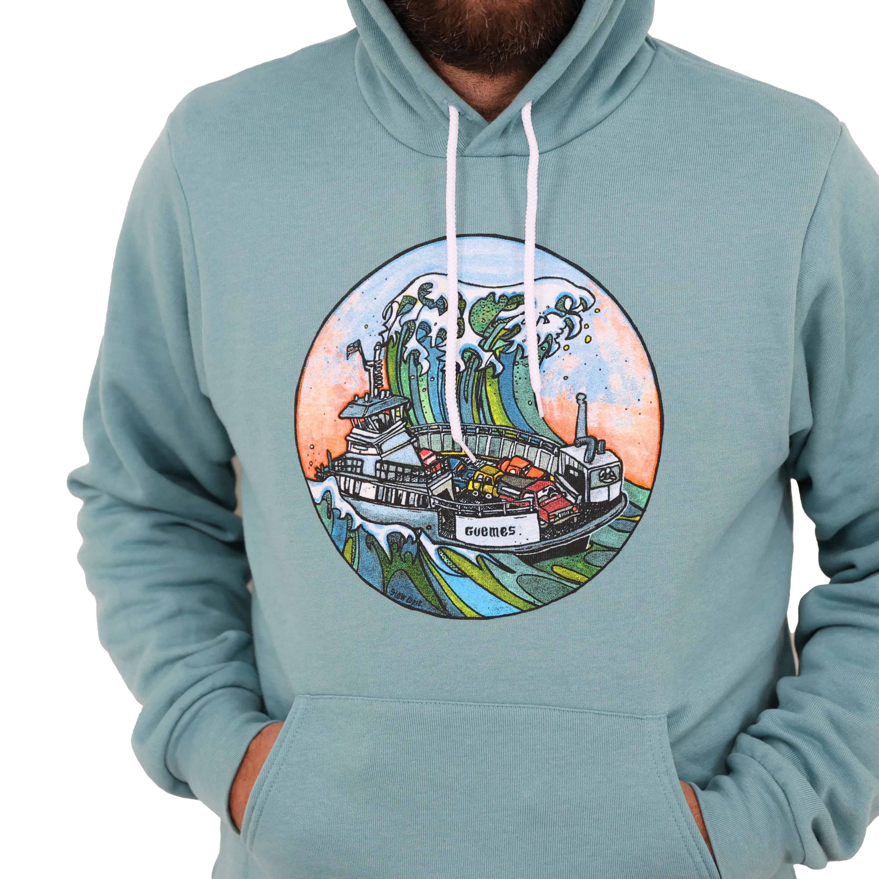 Tsunami Ferry Pullover Hoodie