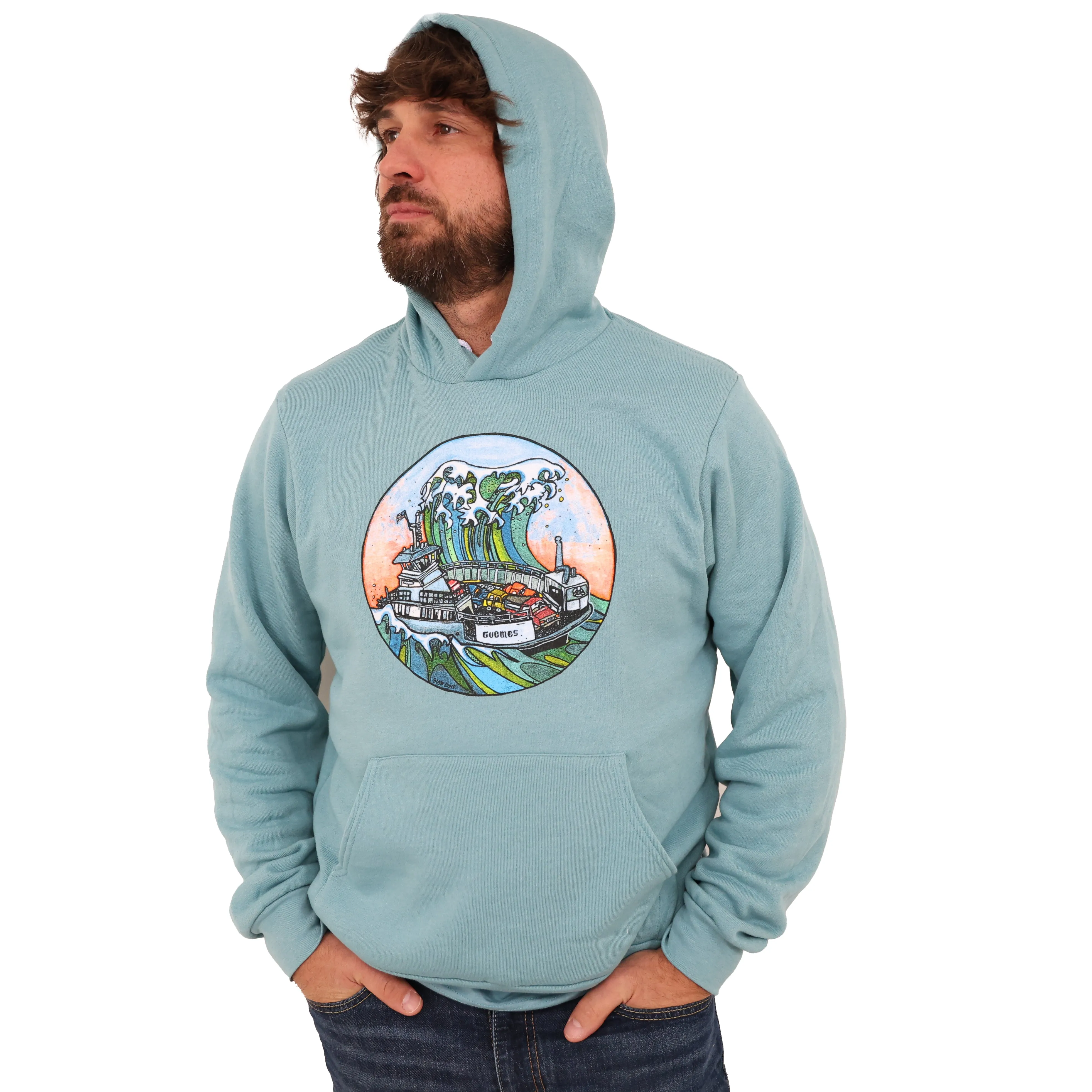 Tsunami Ferry Pullover Hoodie