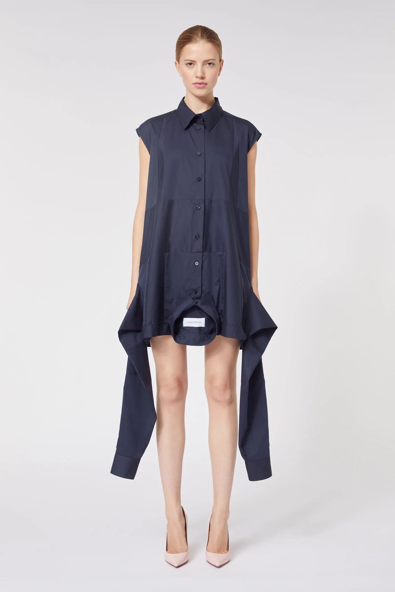 UPSIDE DOWN SHIRT DRESS