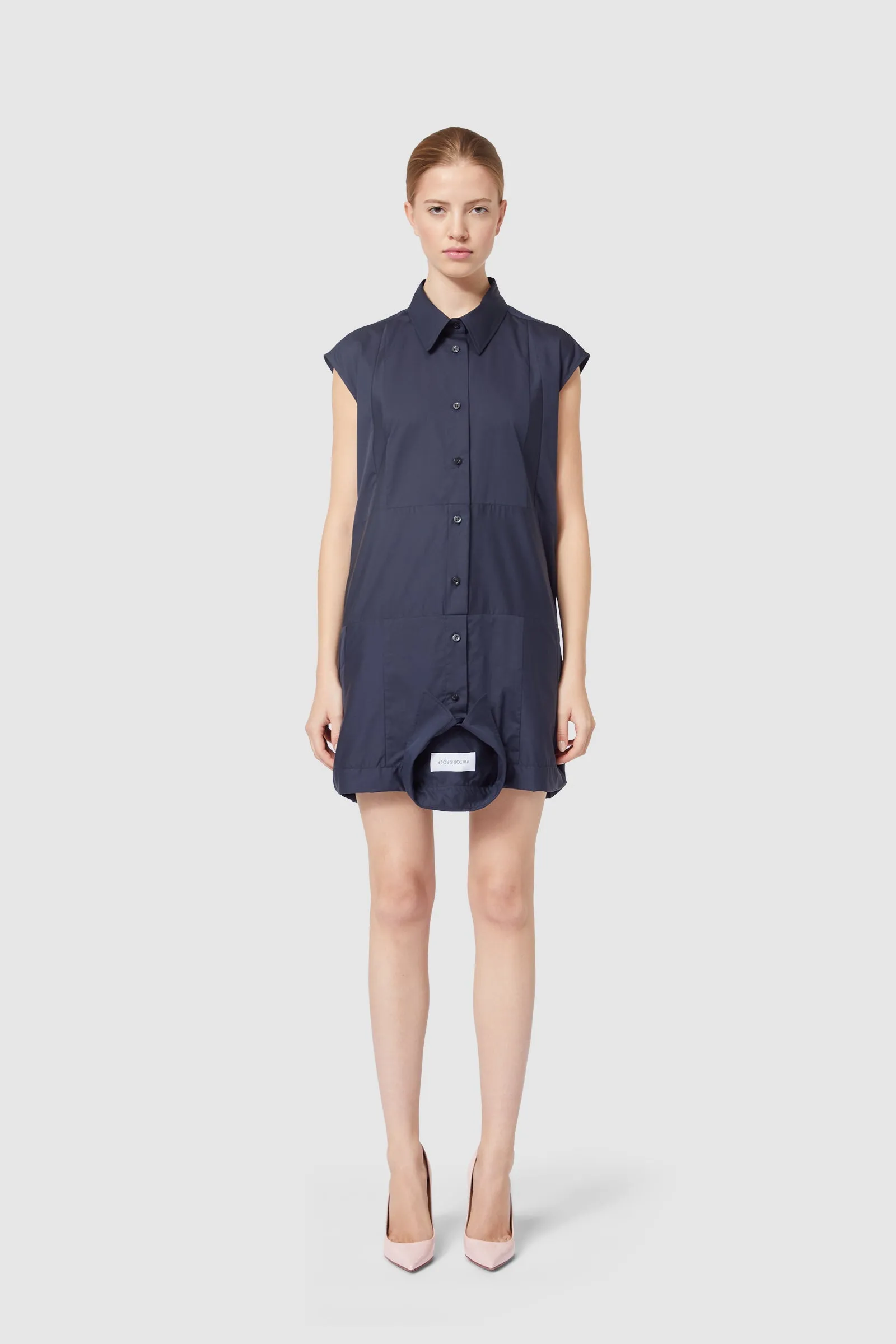 UPSIDE DOWN SHIRT DRESS