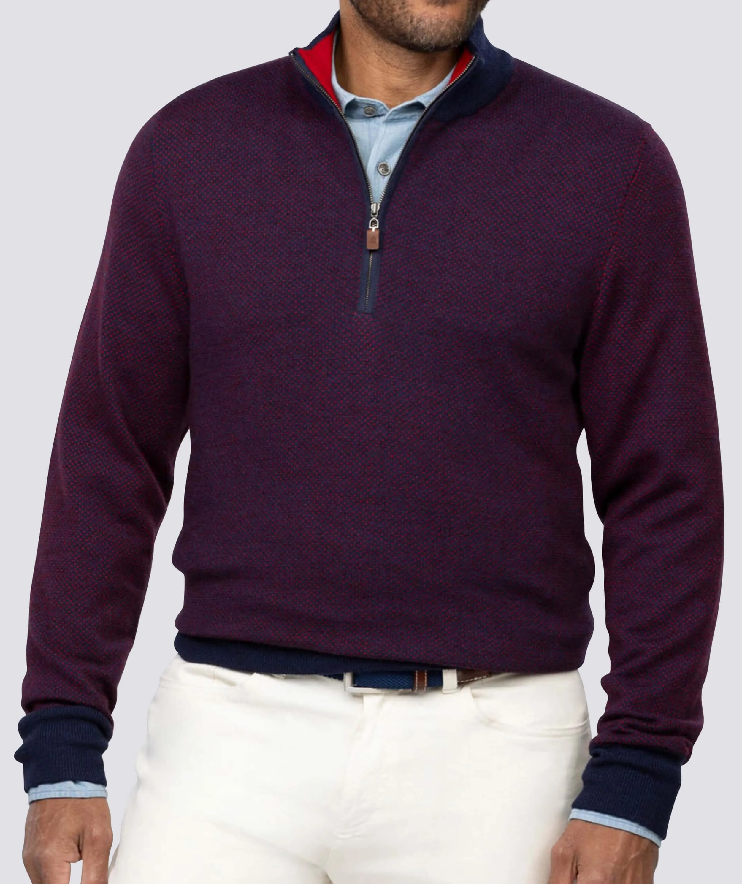 Walt Birdseye Quarter Zip Pullover