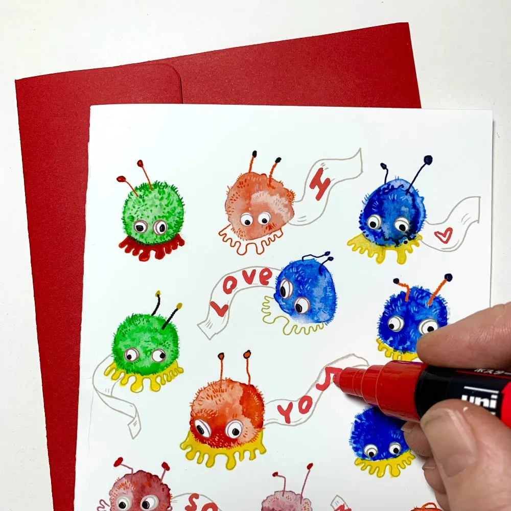 Warm Fuzzies Greeting Cards