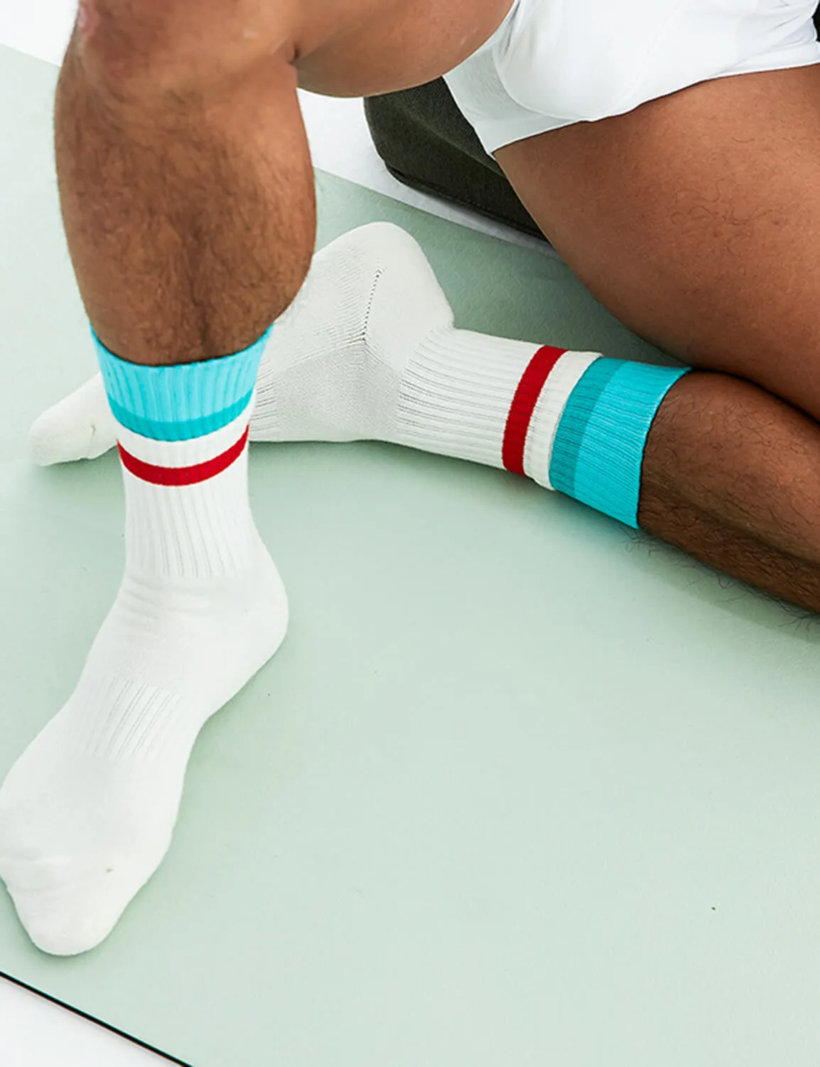 Warm White Crew Socks SINGLE-PACK