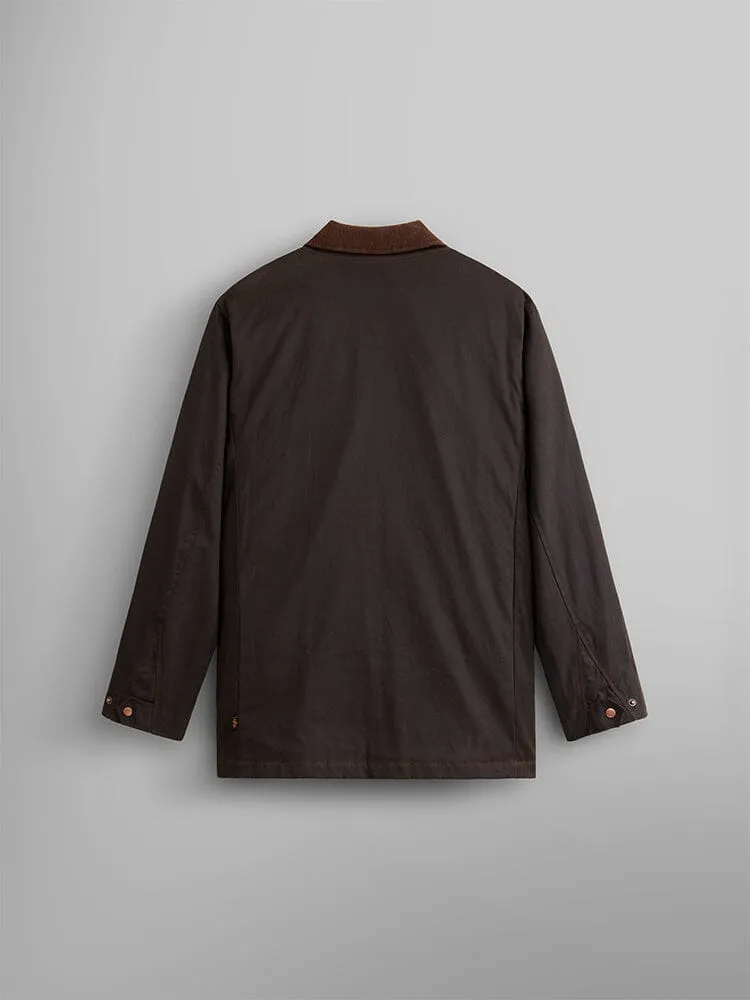 WAXED COTTON CAR COAT