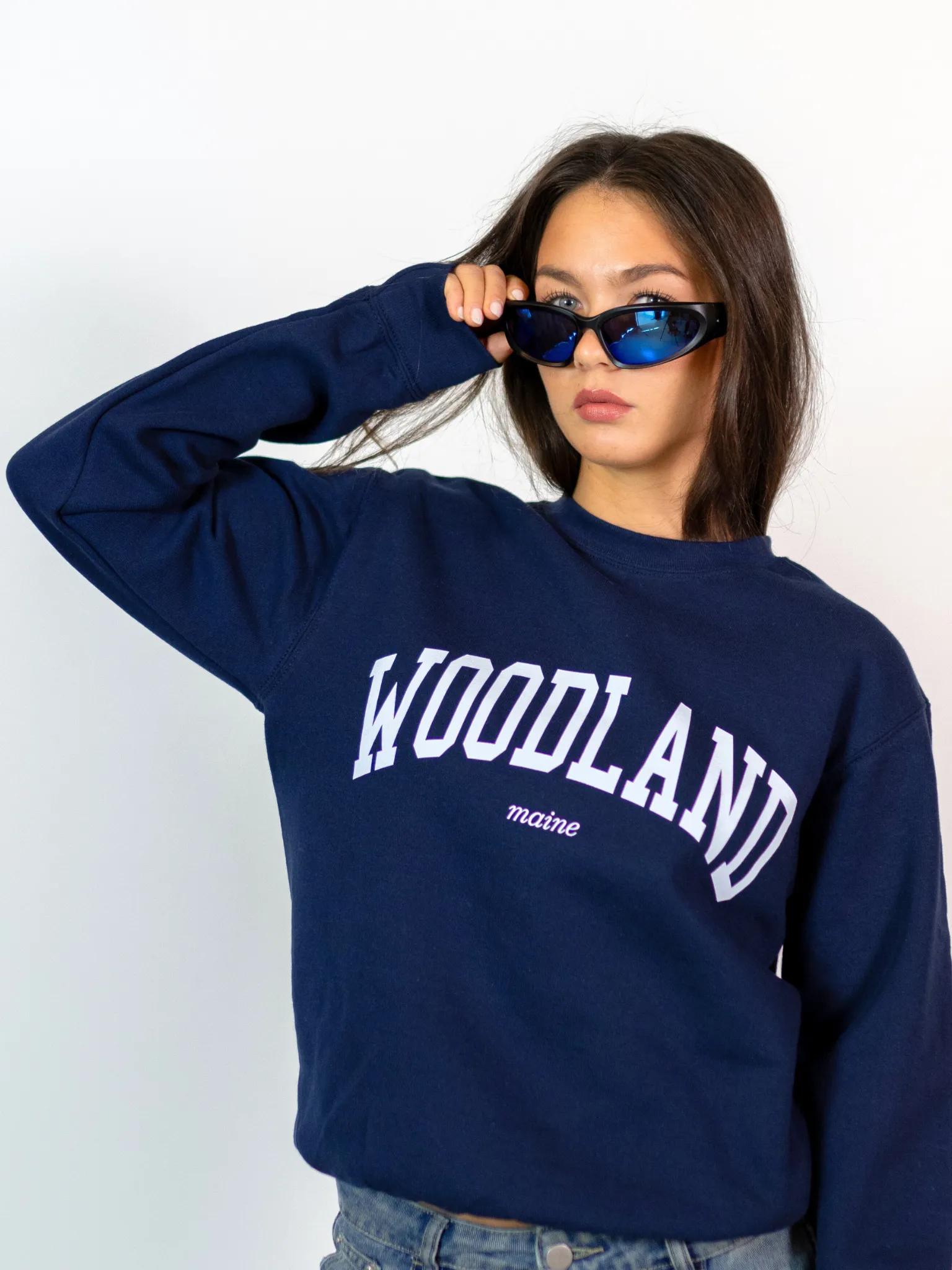 WOODLAND SWEATSHIRT - NAVY