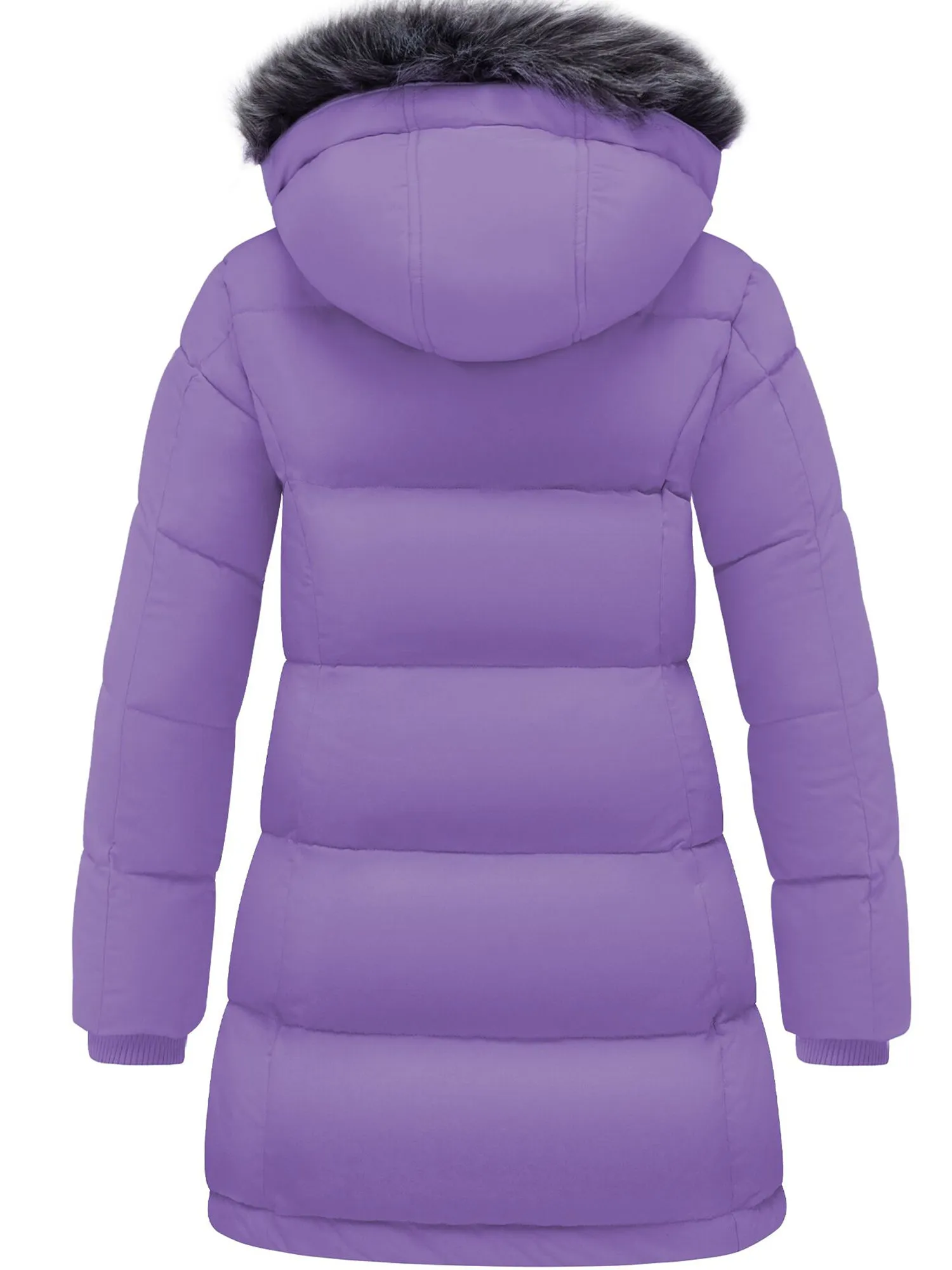 ZSHOW Girls' Winter Coat Warm Winter Parka Jacket Removable Hooded Insulated Puffer Jacket